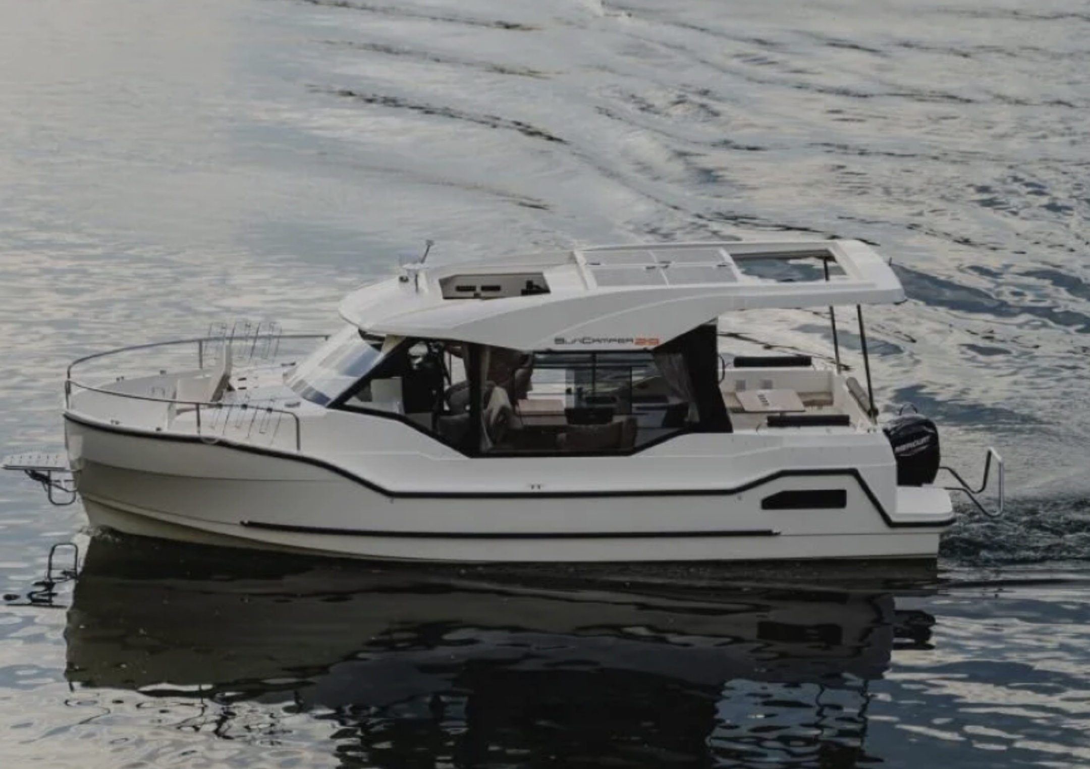 Image from the boat from the outside